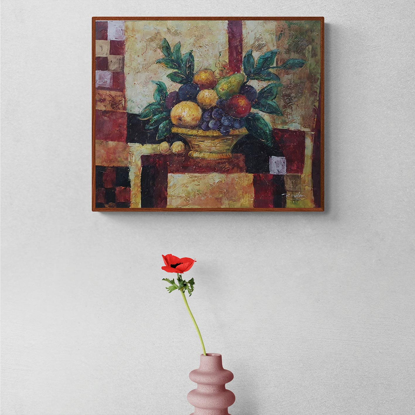 Cuadro Bodegon Adorno  60x50 cm