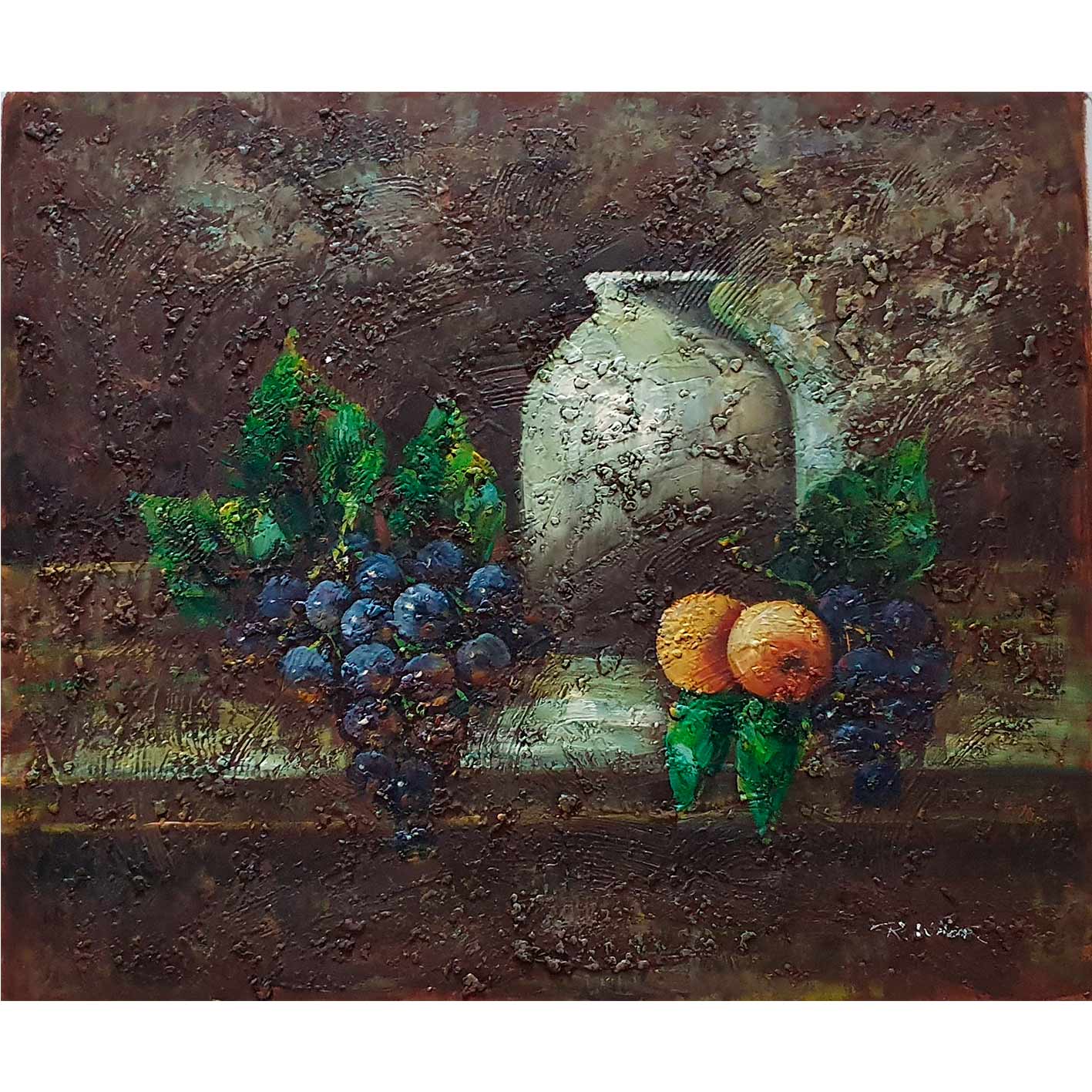 Cuadro Bodegon Elegante 60x50 cm