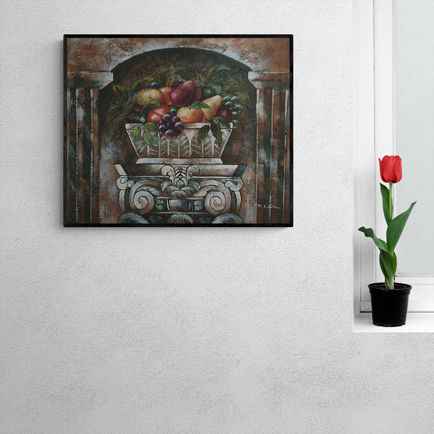 Cuadro Bodegon Fruta  60x50 cm