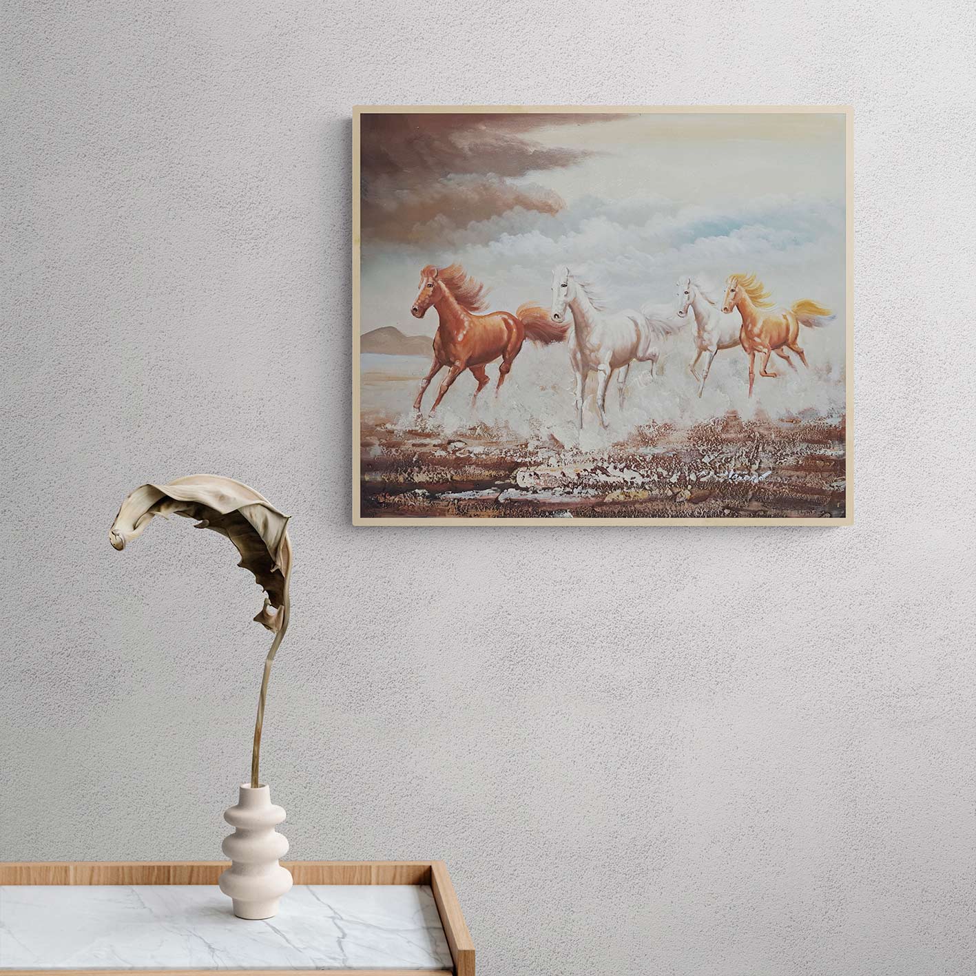 Cuadro Caballos Salvajes 60x50 cm