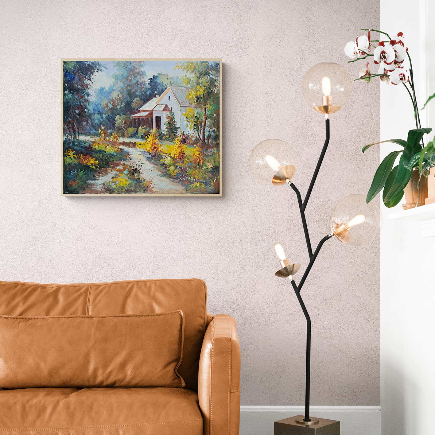 Cuadro Camino Casa 60x50 cm