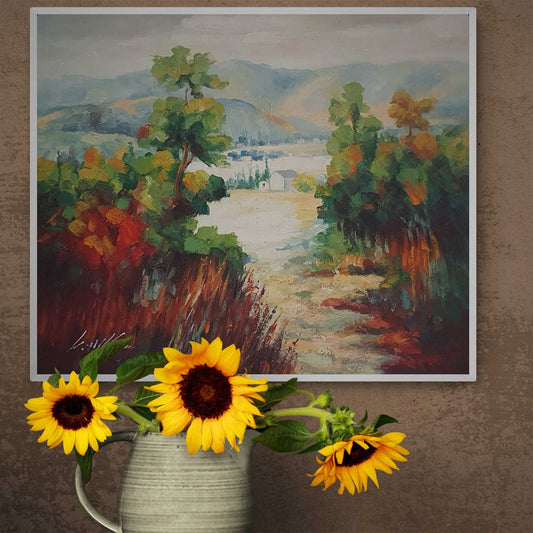 Cuadro Campo Moderno II 60x50 cm