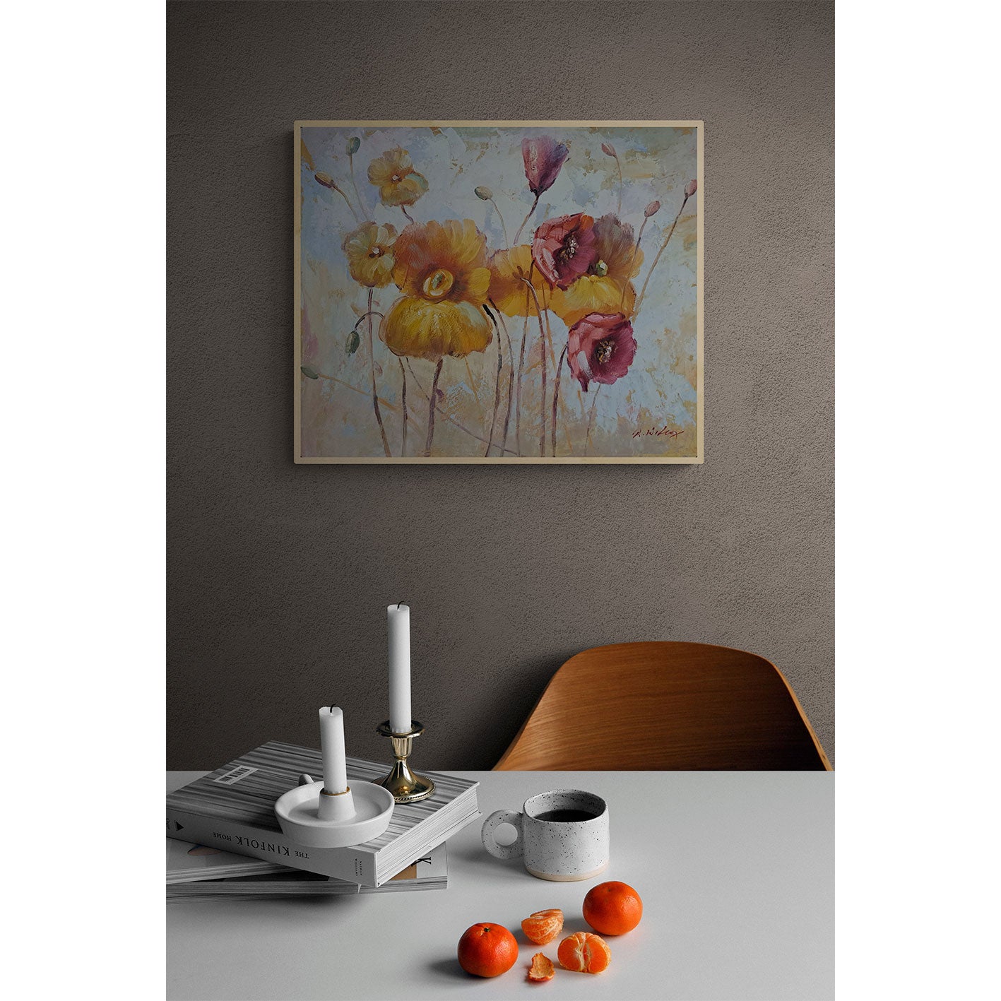 Cuadro Color Flor II 60x50 cm