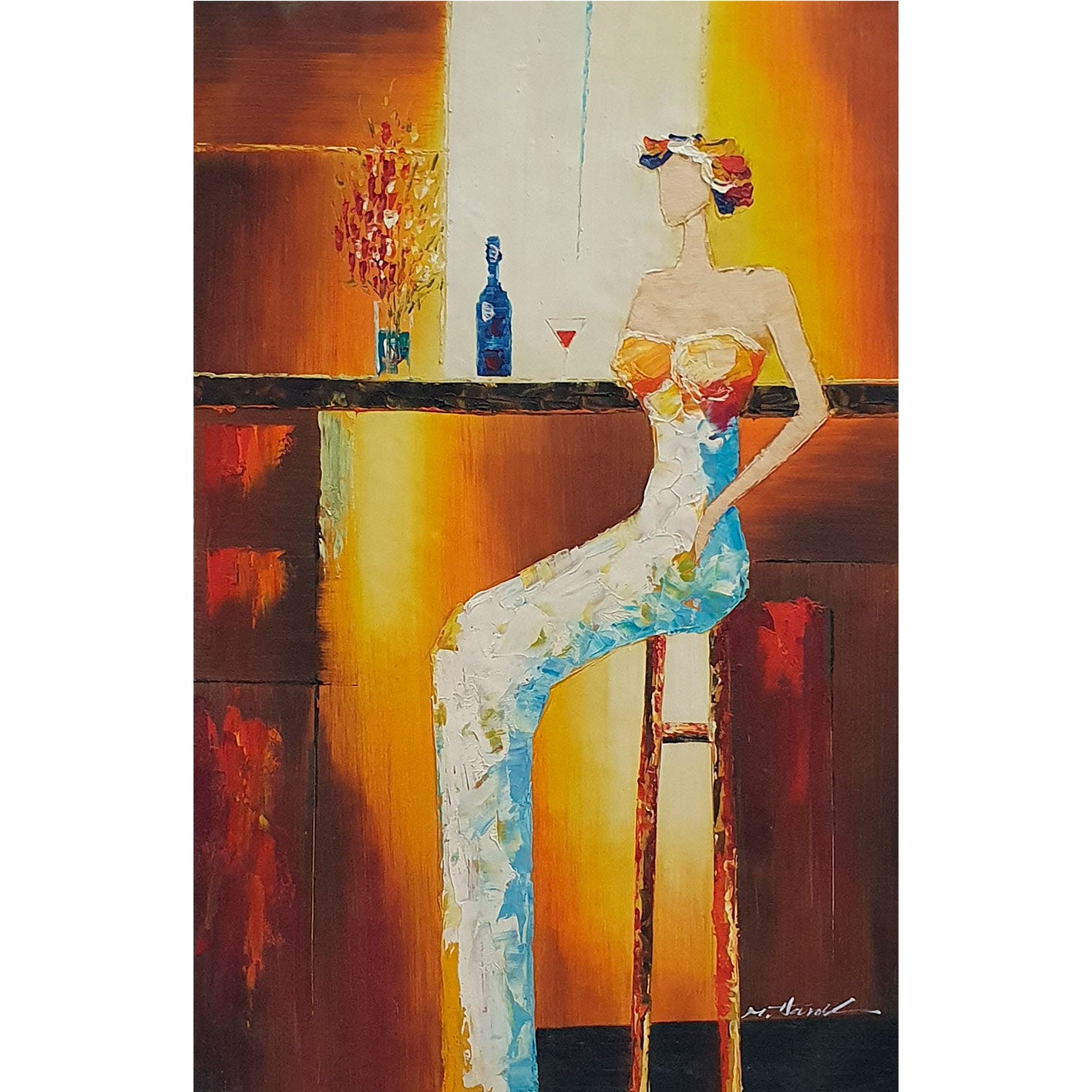 Cuadro Diptico Bar II  60x90 cm [2 piezas]