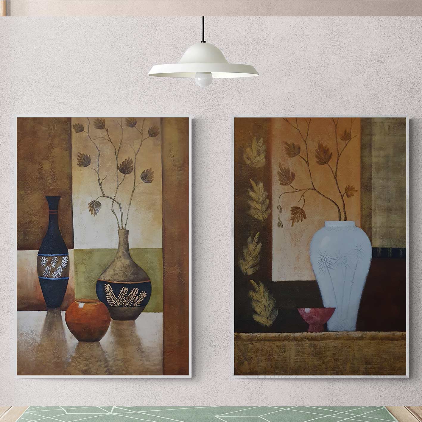 Cuadro Diptico Ceramicas  60x90 cm [2 piezas]