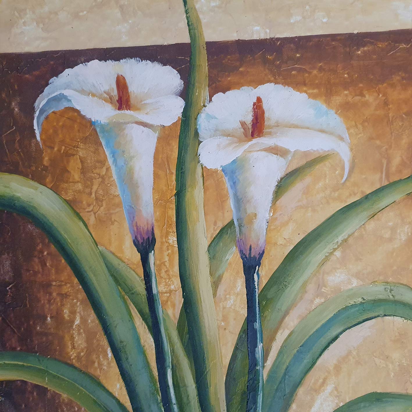 Cuadro Diptico Flor Cala 50x60 cm [2 piezas]