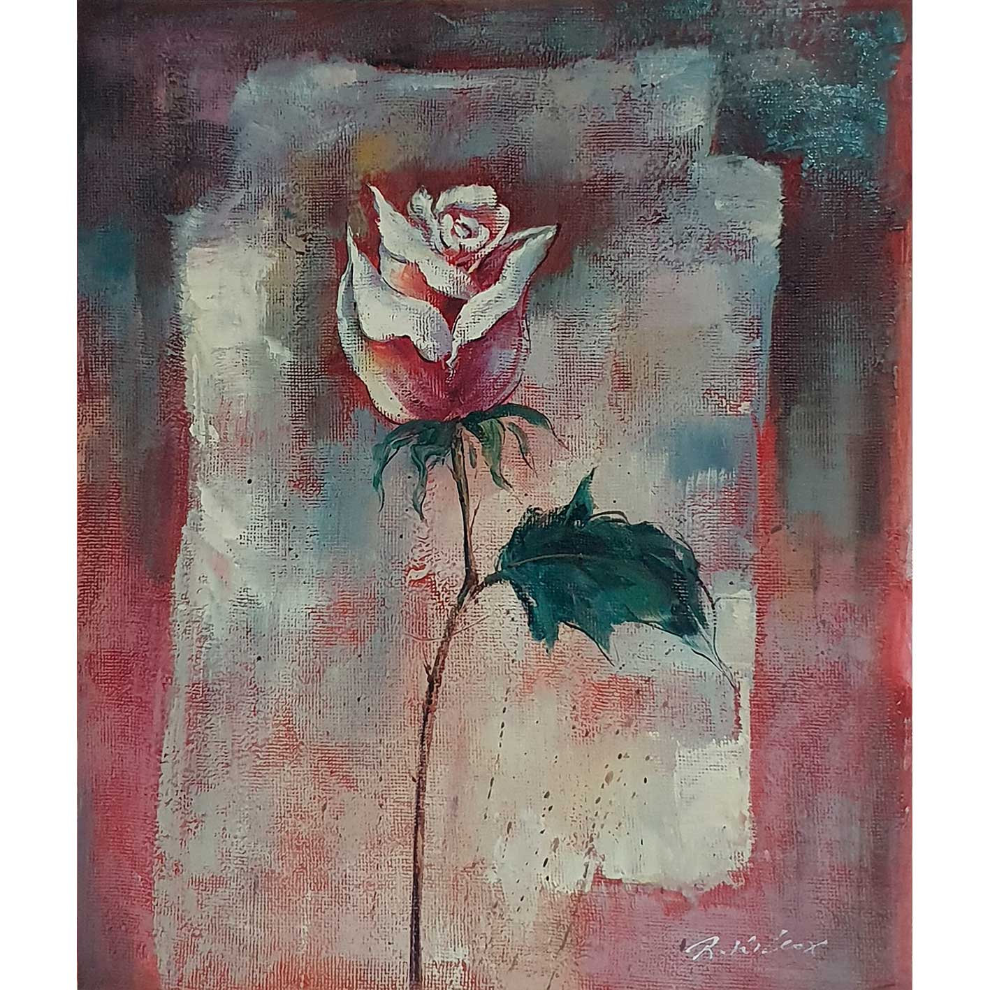 Cuadro Diptico Rosas 50X60 cm [2 piezas]