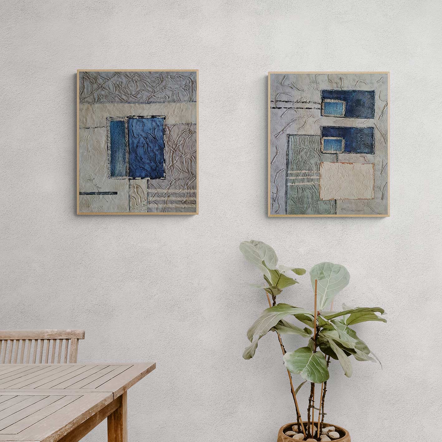 Cuadro Diptico Saco I  50X60 cm [2 piezas]