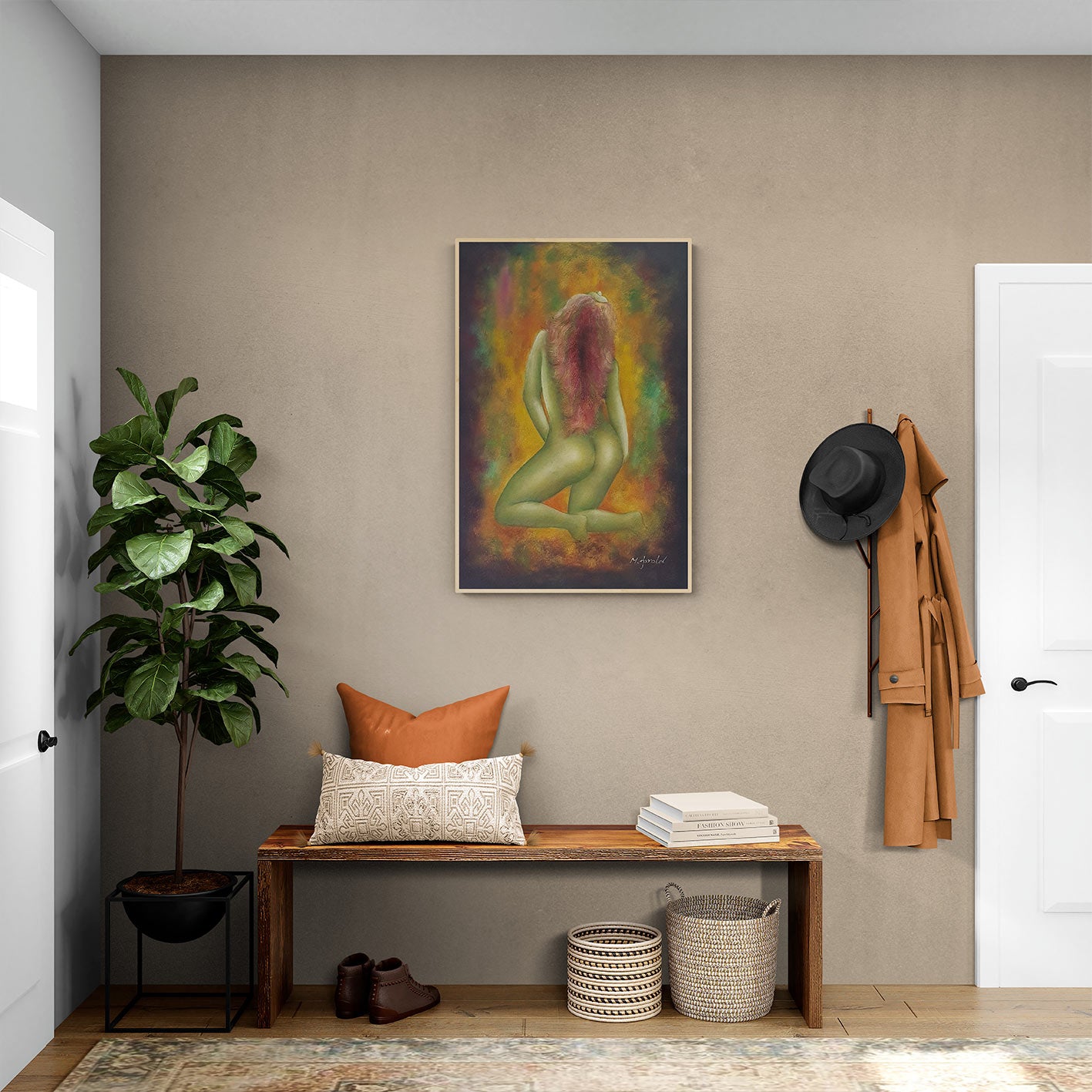 Cuadro Extasis  60x90 cm