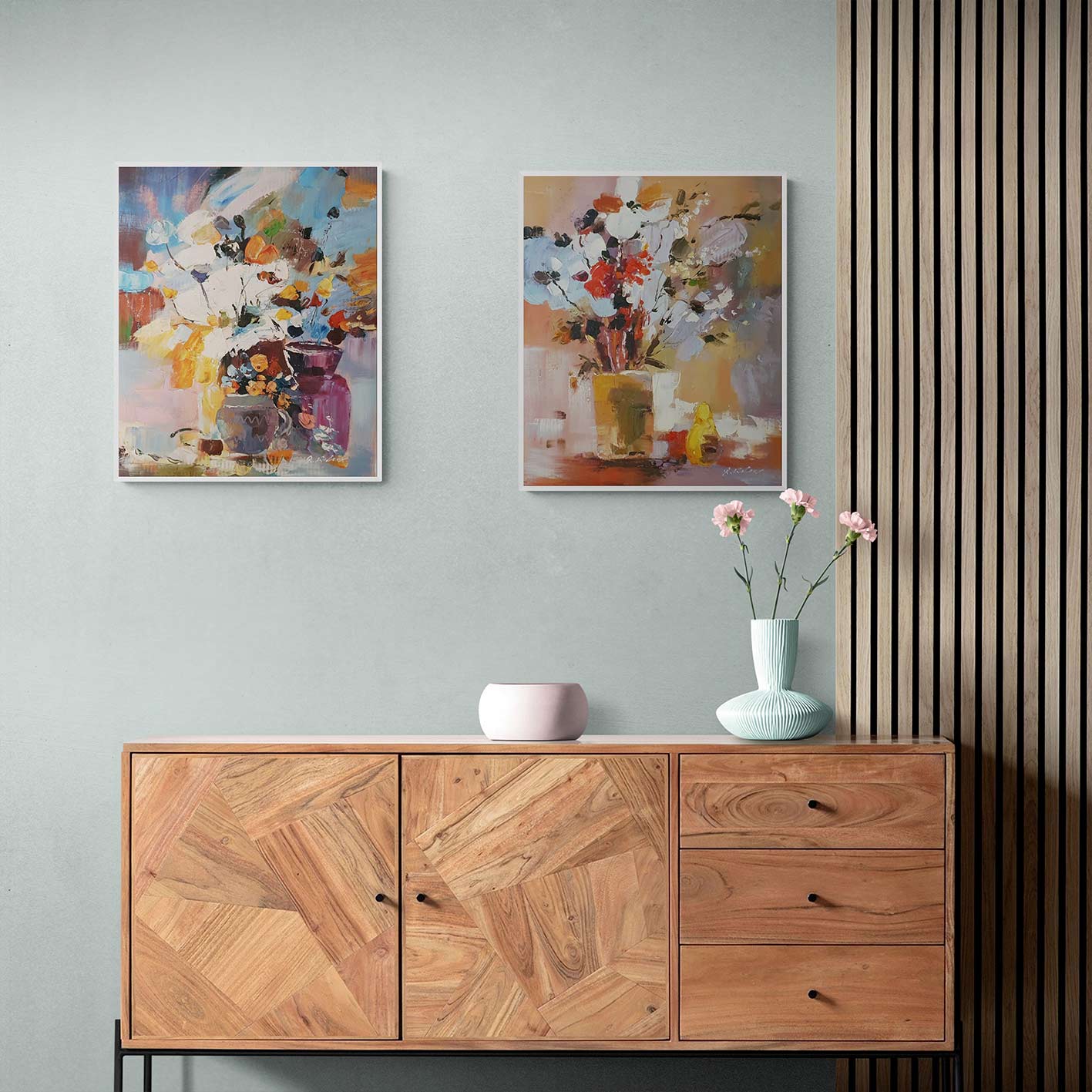 Cuadro Floral Espatula 50x60 cm