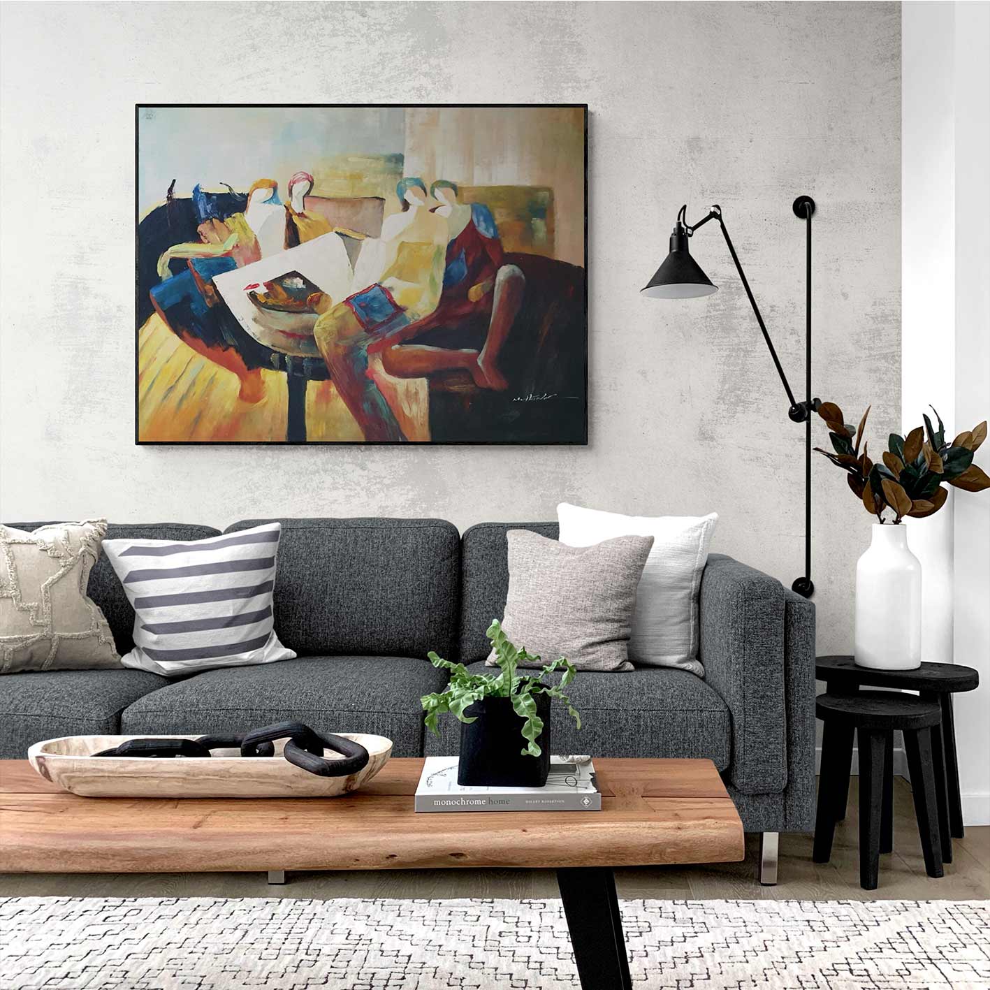 Cuadro Gente 120x90 cm