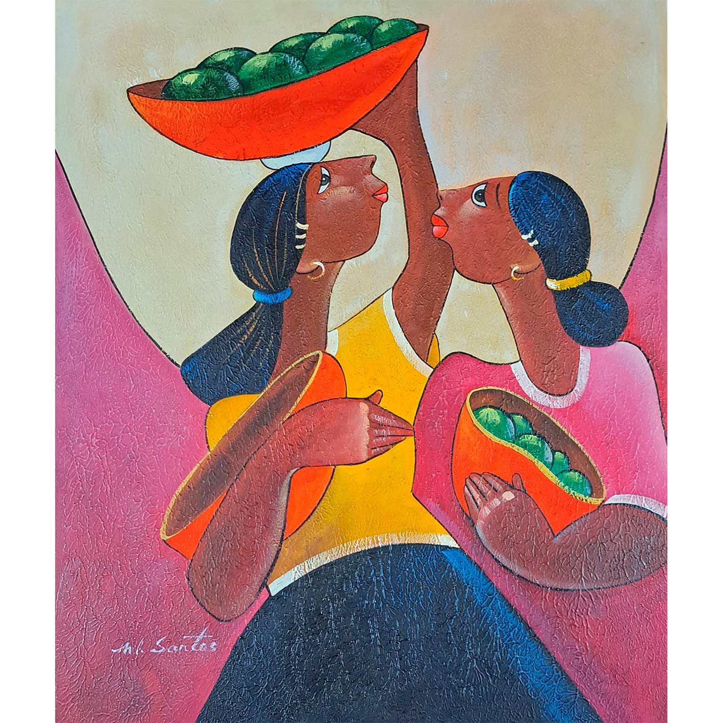 Cuadro África Fruta 50x60 cm