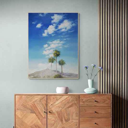 Cuadro Marbella Palmeras 82x101 cm