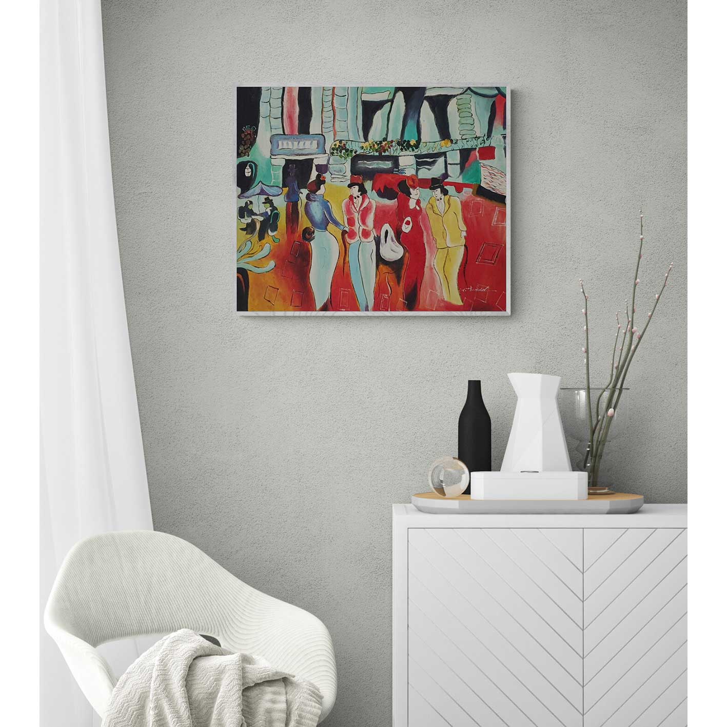 Cuadro Mujeres Paseo 60x50 cm