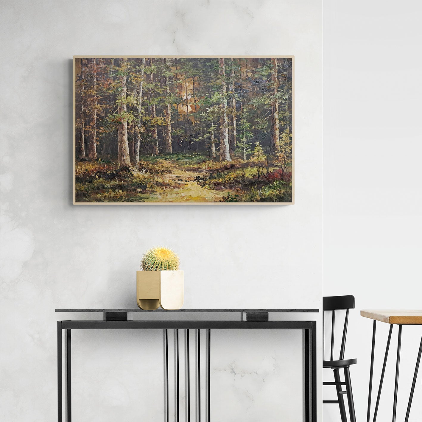 Cuadro El bosque  90x60 cm