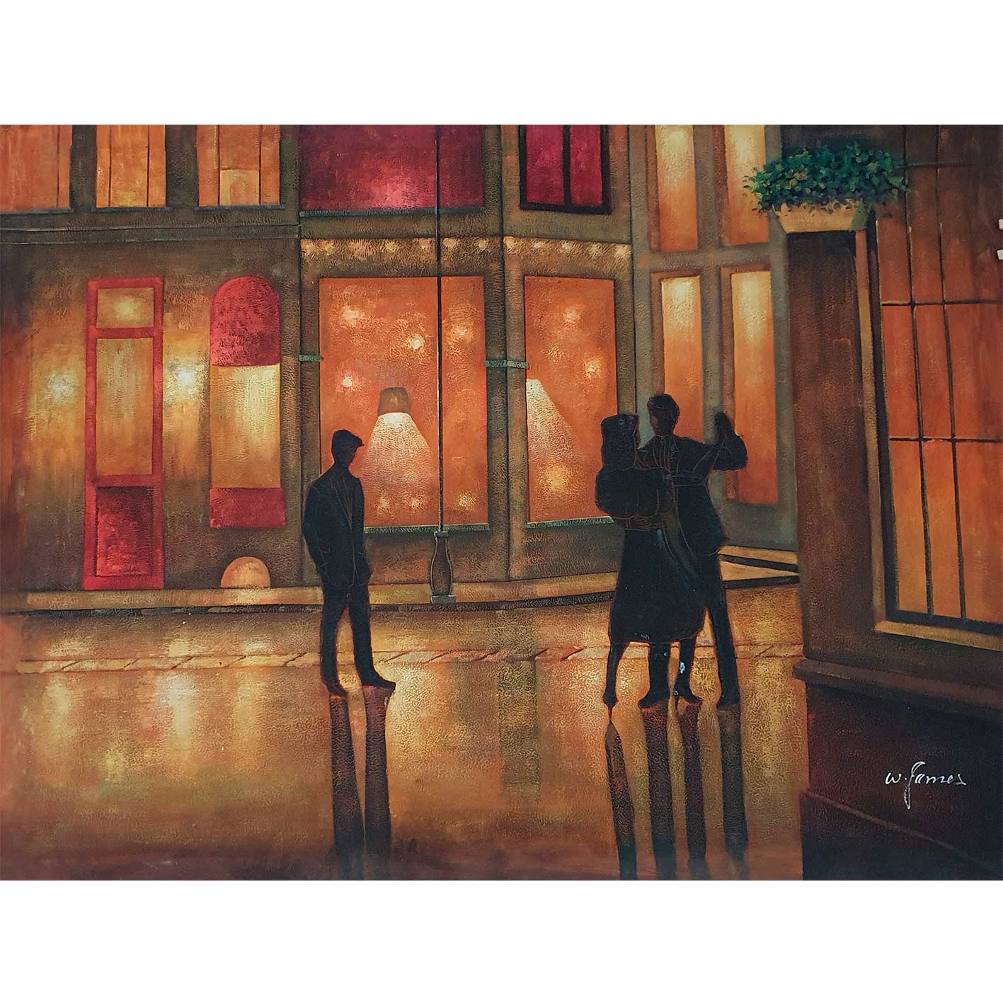 Cuadro Pareja Bailando 120x90 cm