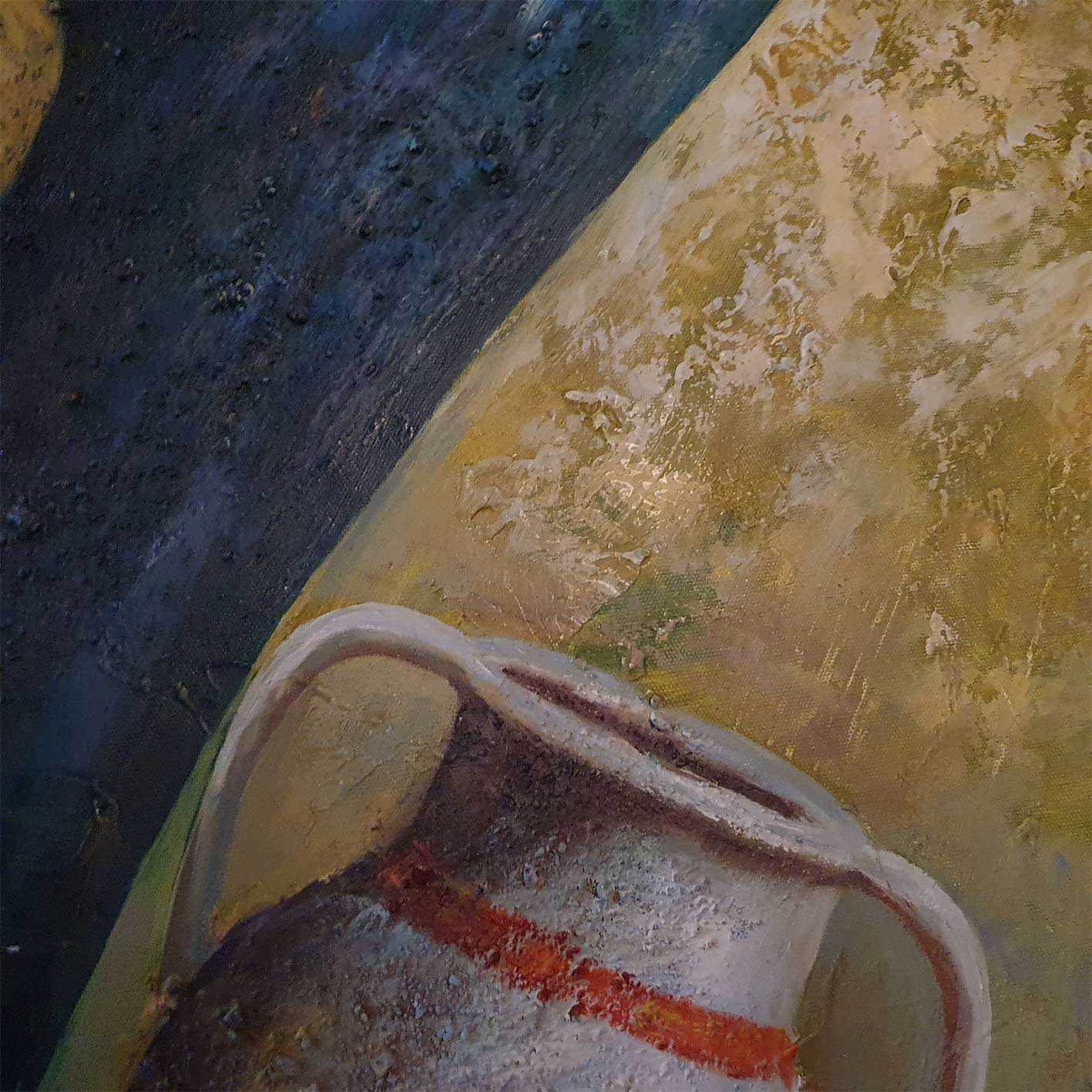 Cuadro Bodegon Anforas  60x90  cm