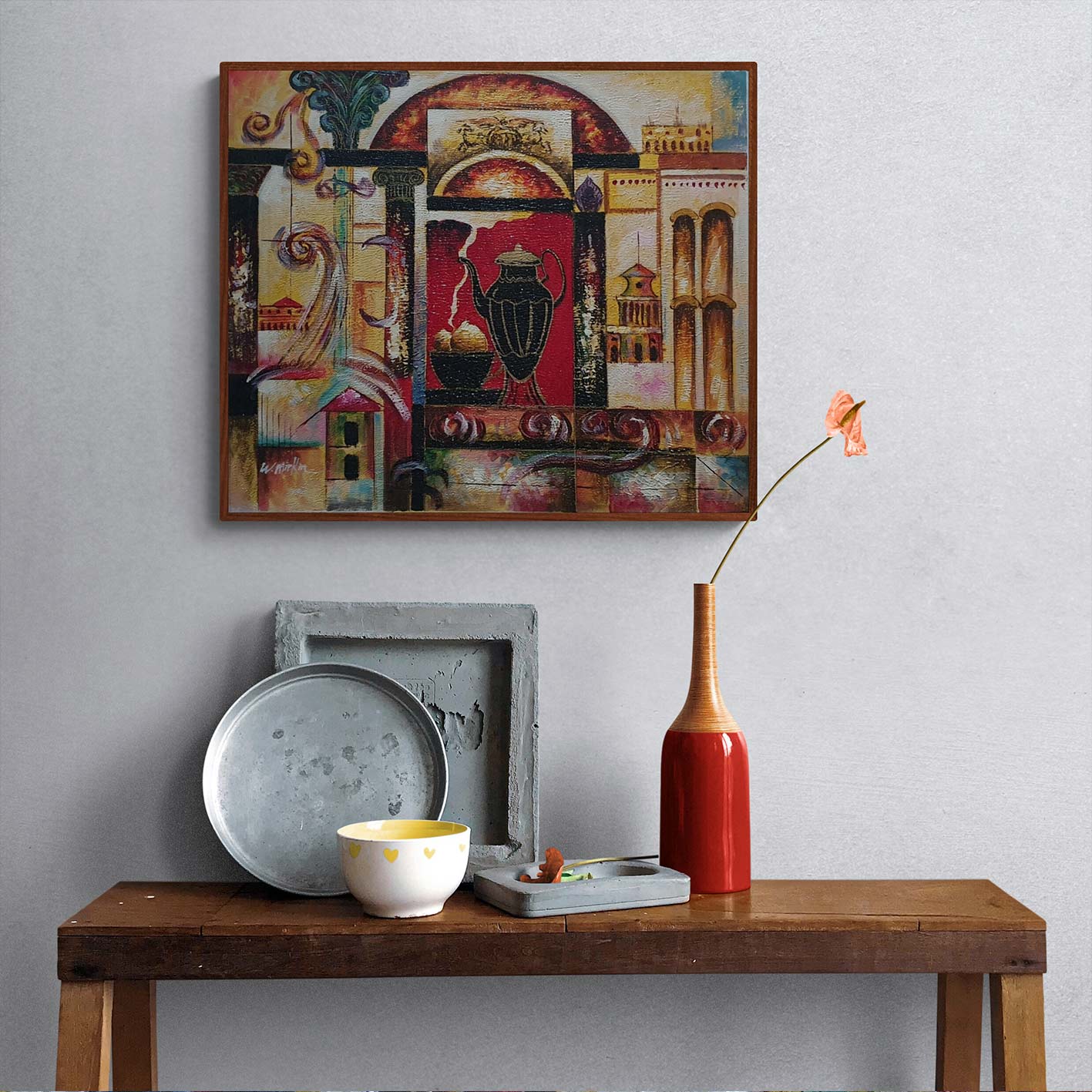 Cuadro Bodegon Colais 60x50 cm