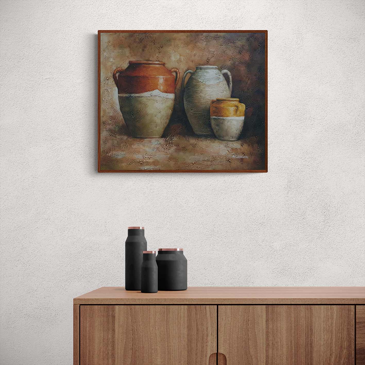Cuadro Bodegon Realista  60x50 cm
