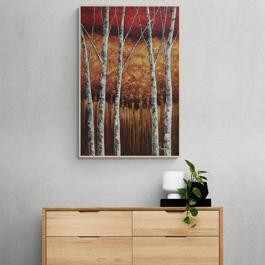 Cuadro Bosque arboles  60x90 cm