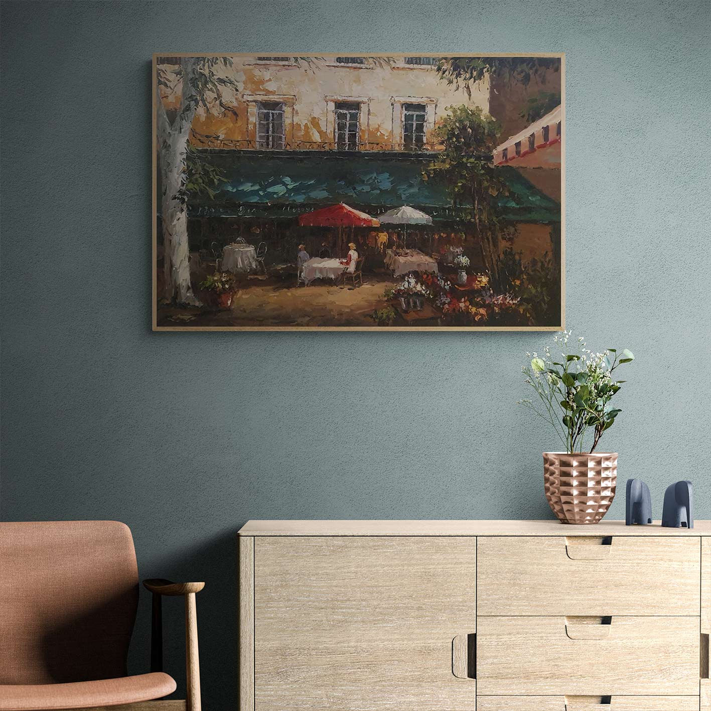 Cuadro Comercios Ocio 90x60 cm