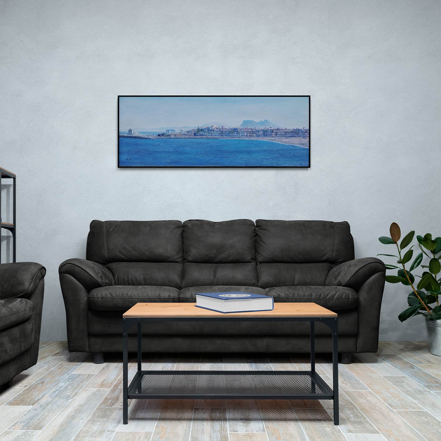 Cuadro Costa Sotogrande 131x49 cm