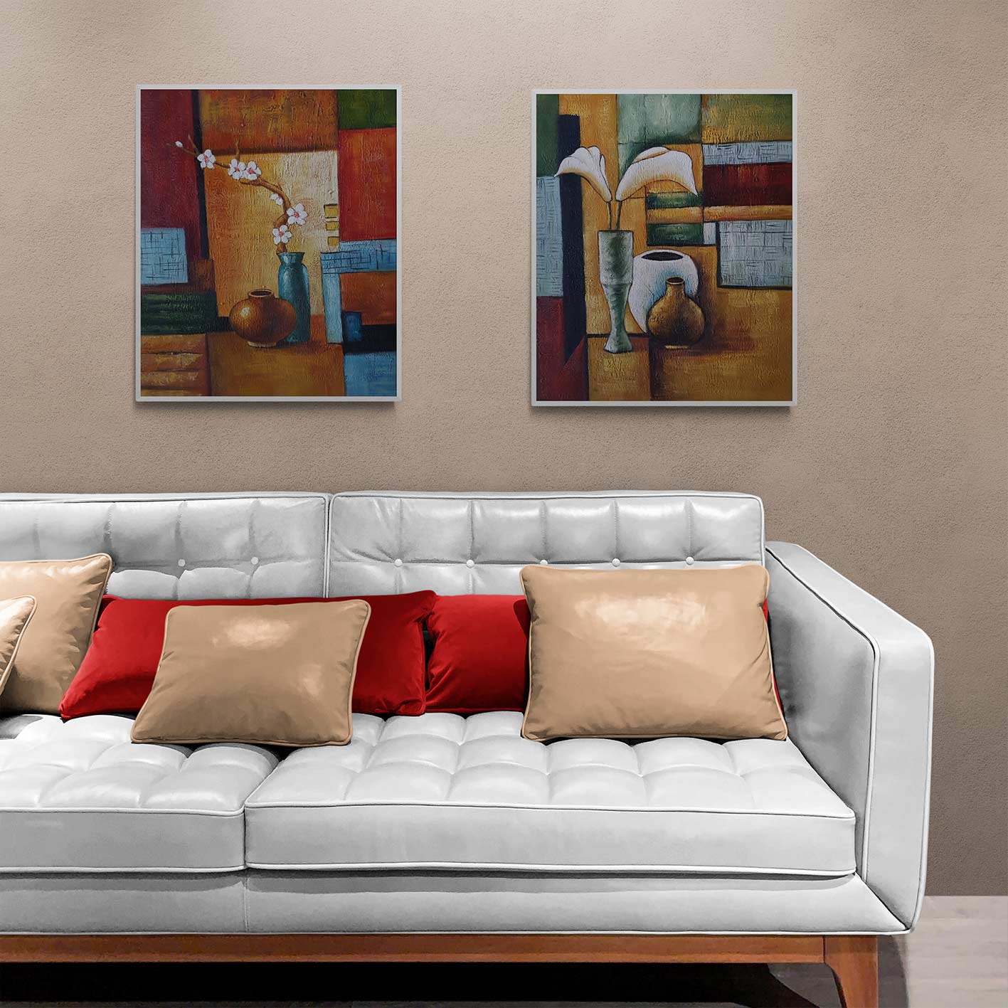 Cuadro Diptico Ausencia  50x60 cm [2 piezas]