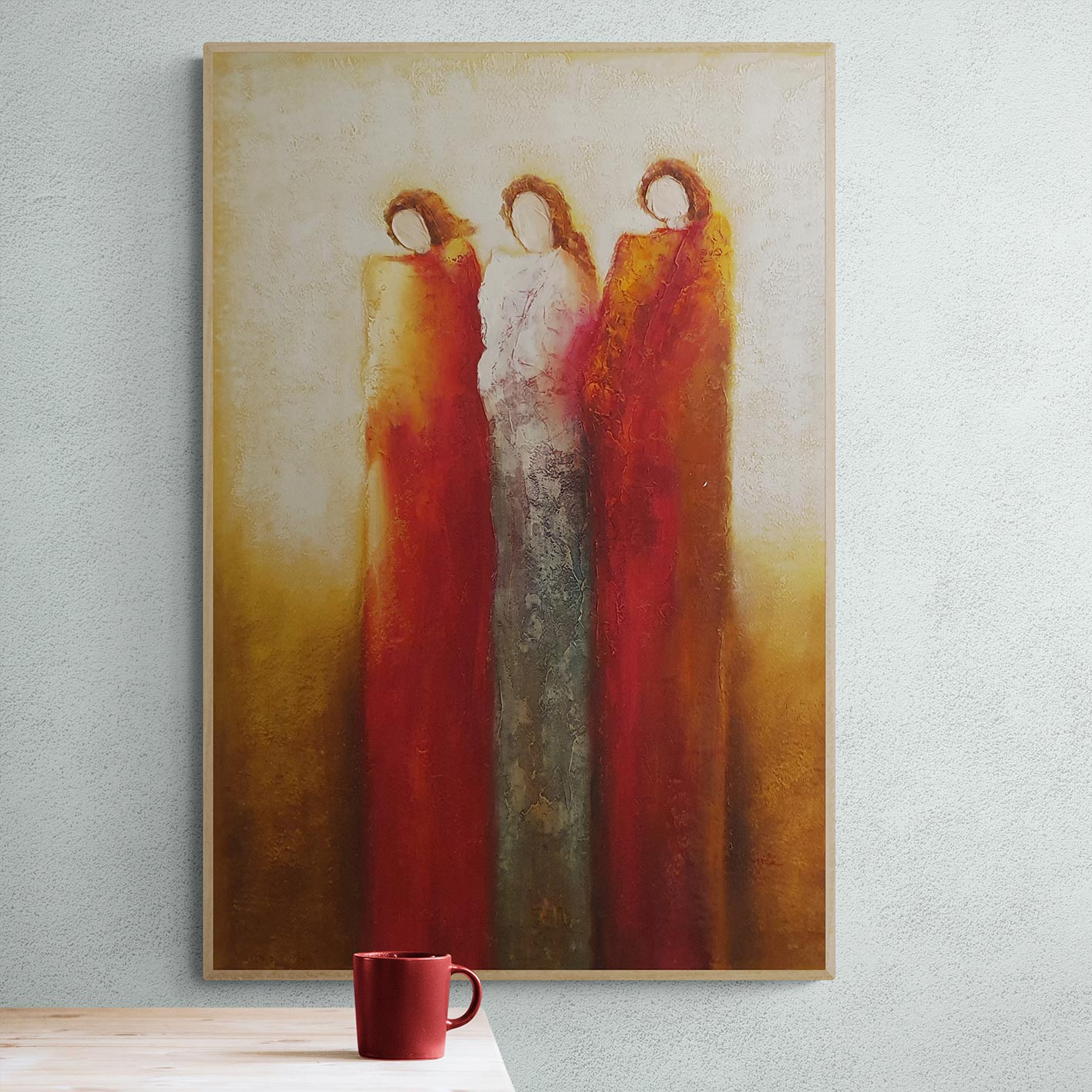 Cuadro Figuras Mujeres  60x90 cm