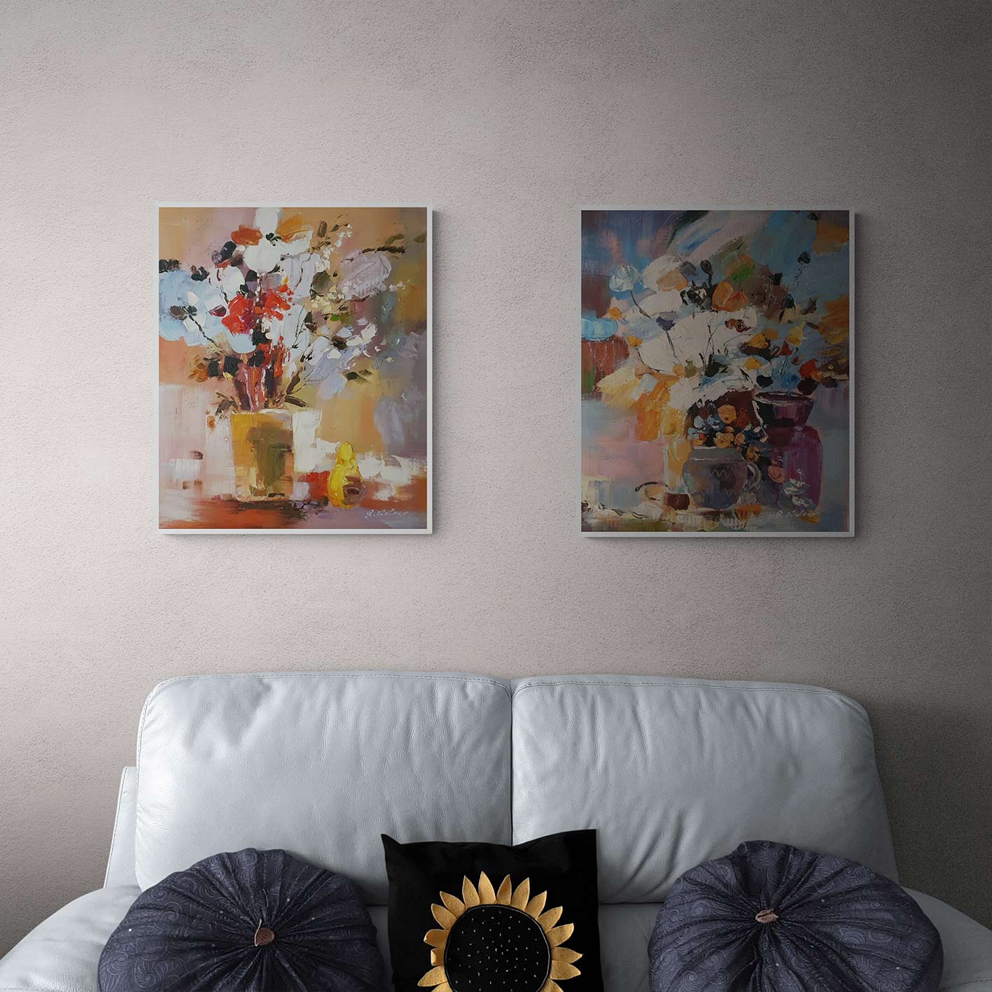 Cuadro Floral Espatula 50x60 cm