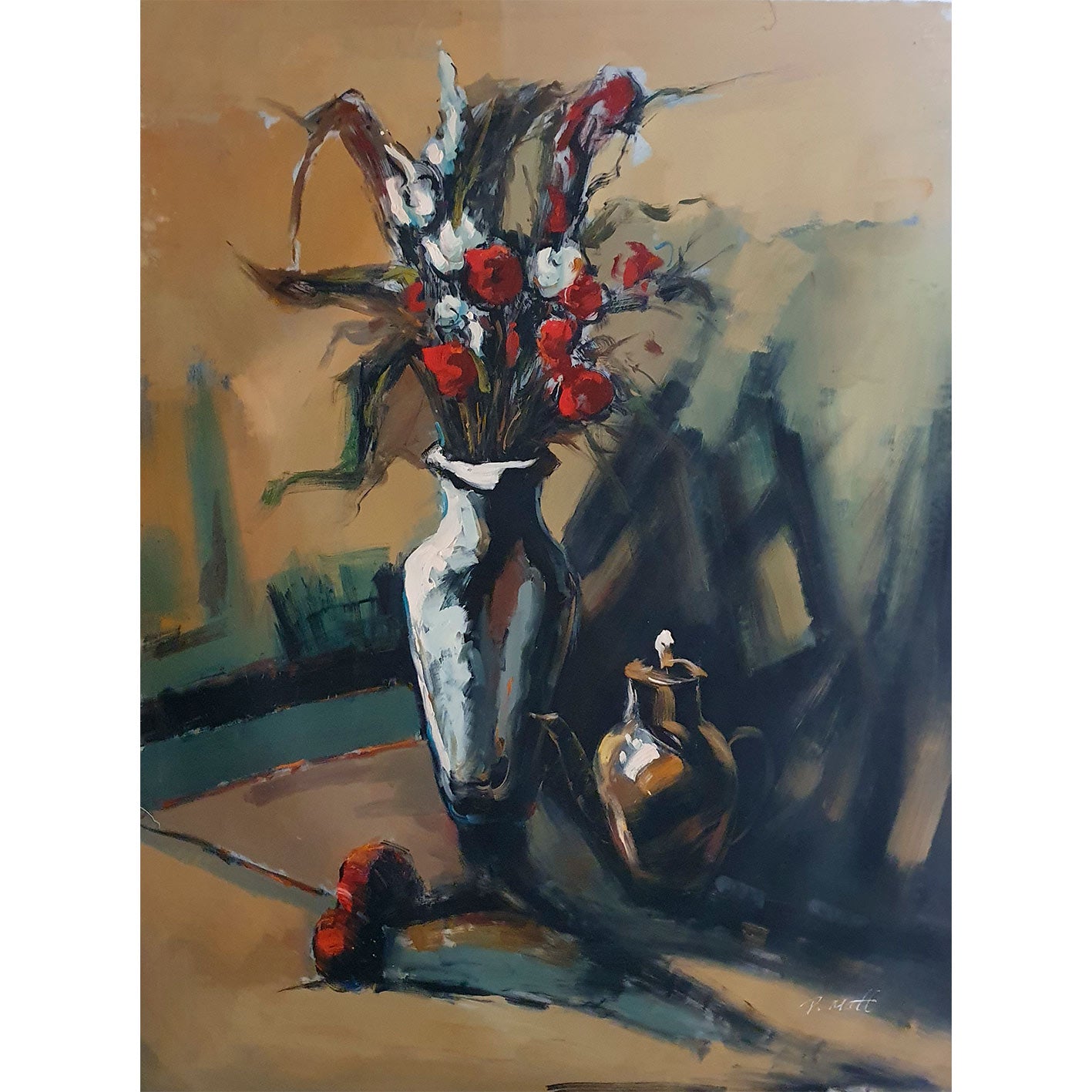 Cuadro Jarrón Ramito  90x120 cm