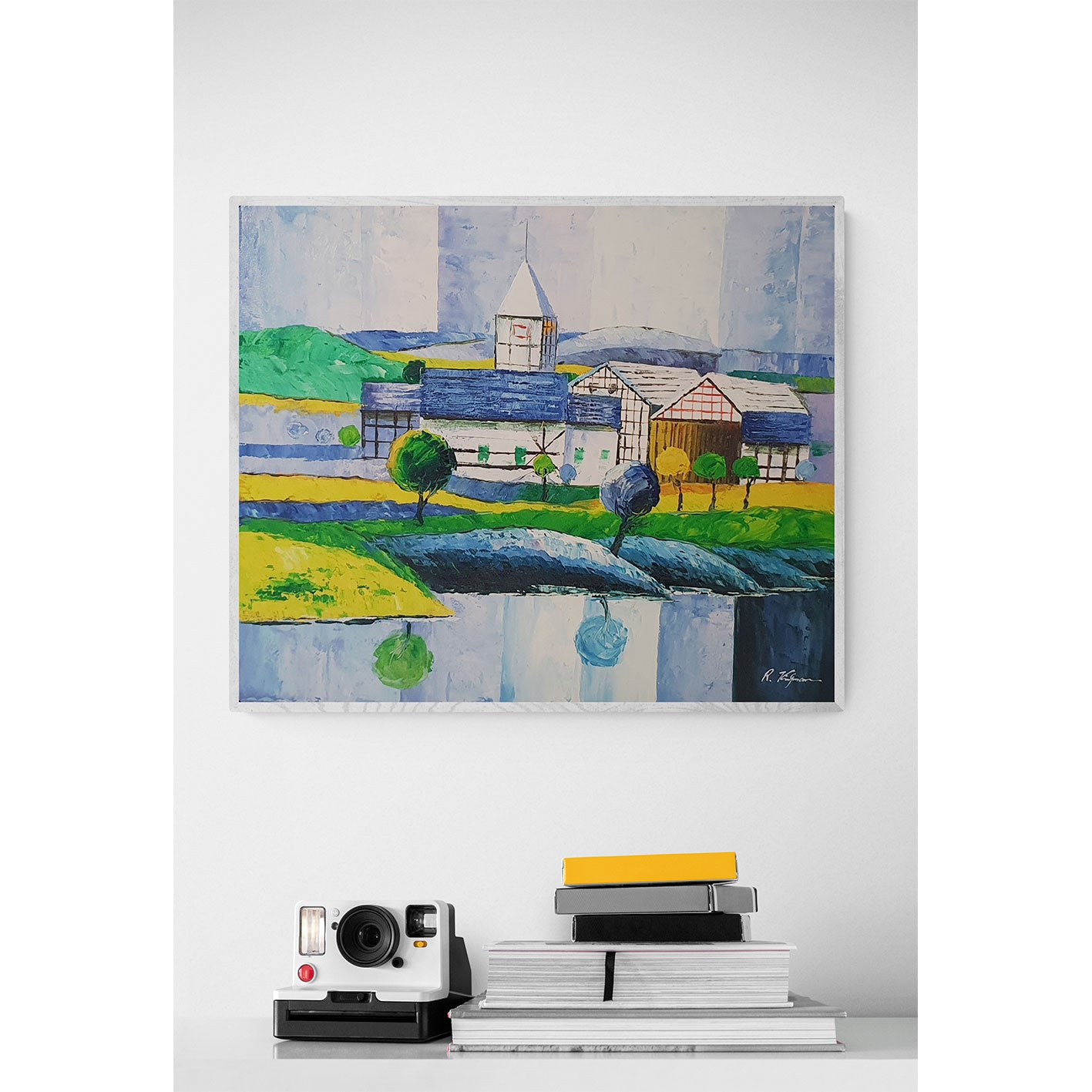 Cuadro Mansion 60x50 cm