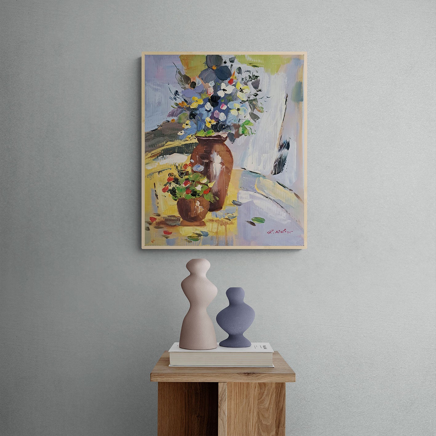 Cuadro Jarron Plenitud  50x60 cm