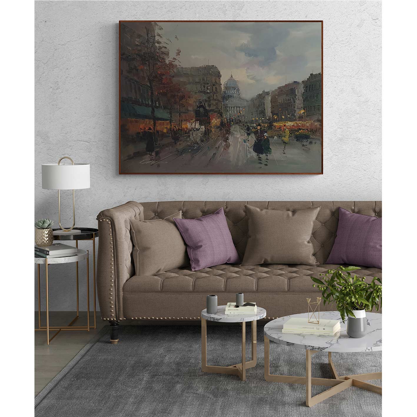 Cuadro Paris Calle 120x90 cm
