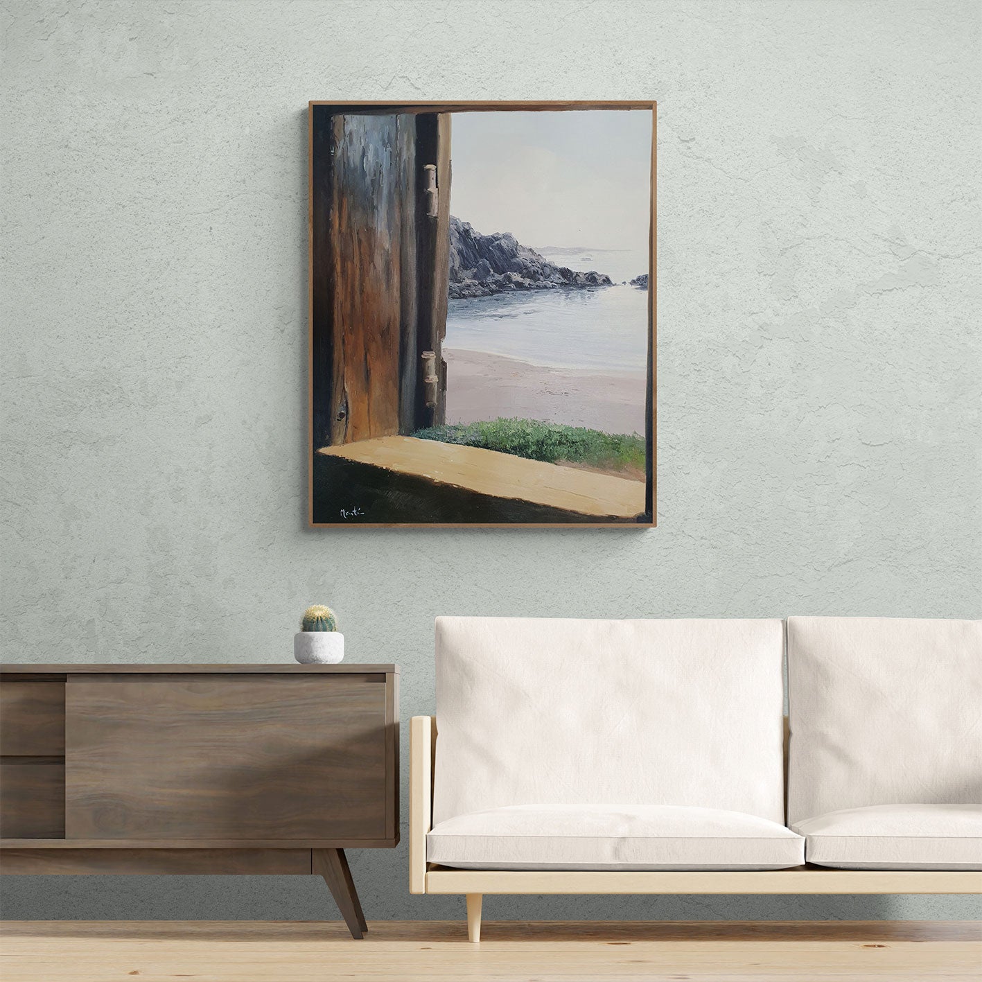 Cuadro Ventana Mar 82x102 cm