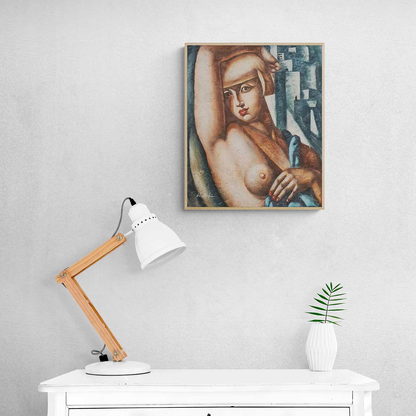 Cuadro Reproduccion  Lempicka