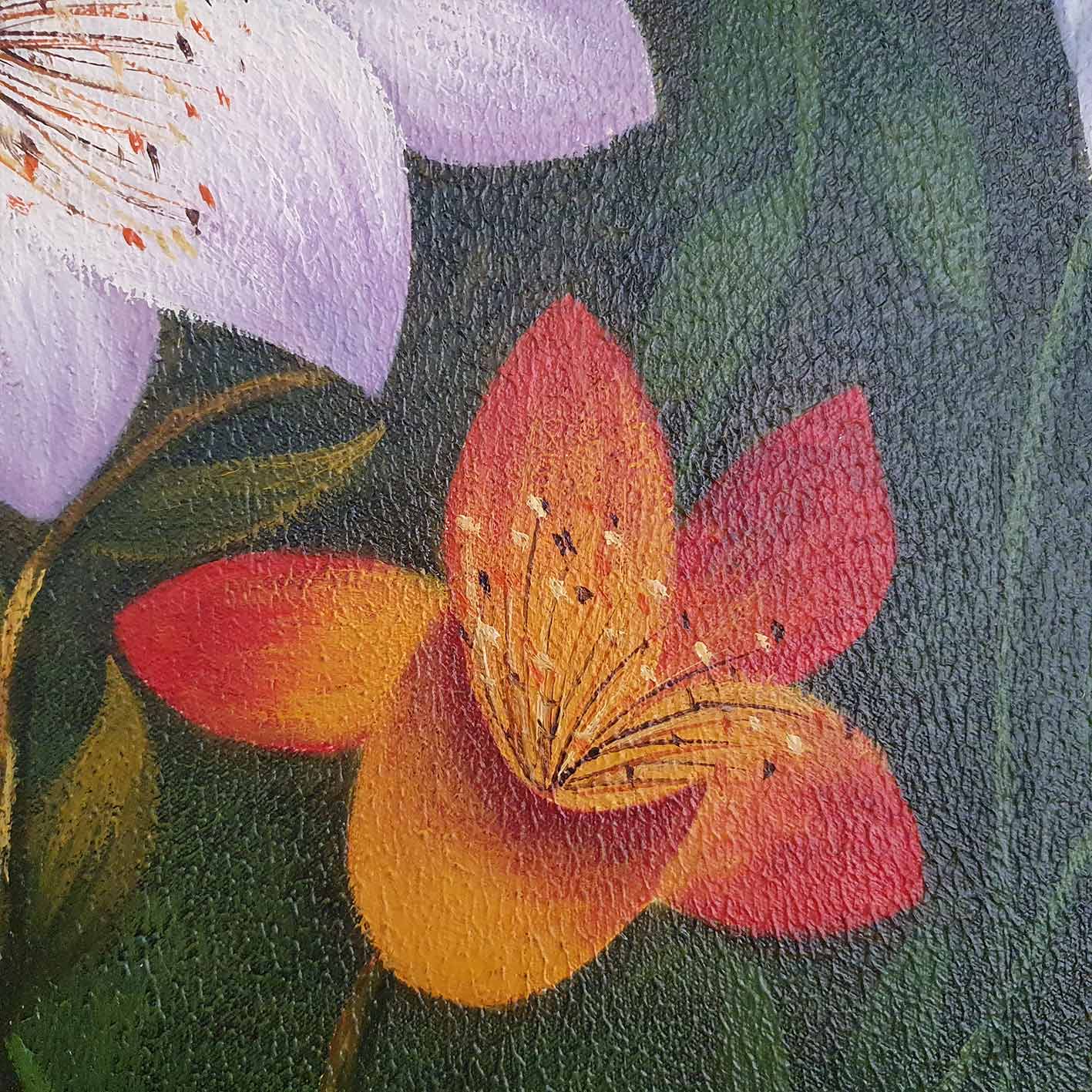 Cuadro Jardin Flores 50x60 cm [2 piezas]