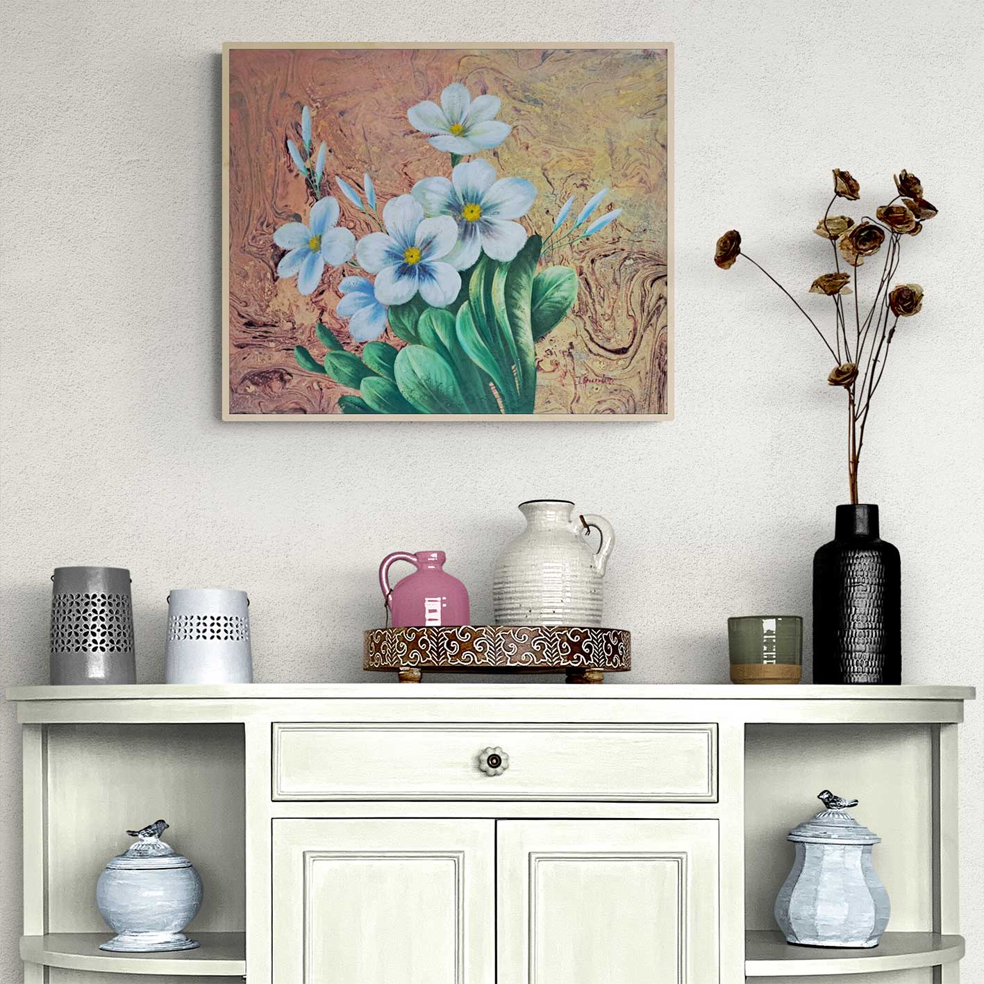 Cuadro Margaritas 60x50 cm