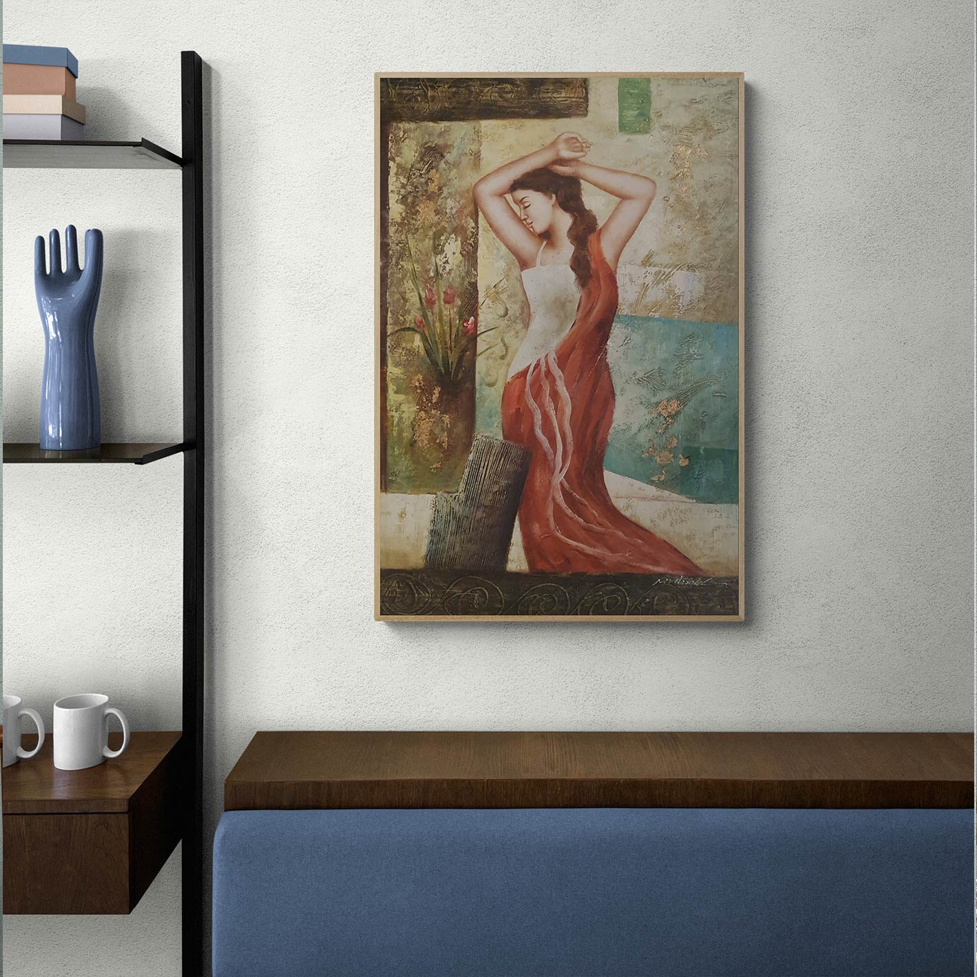 Cuadro Mujer Romana 60x90 cm