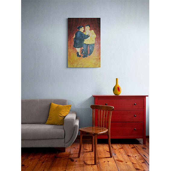 Cuadro Pareja Bailando 60x90 cm