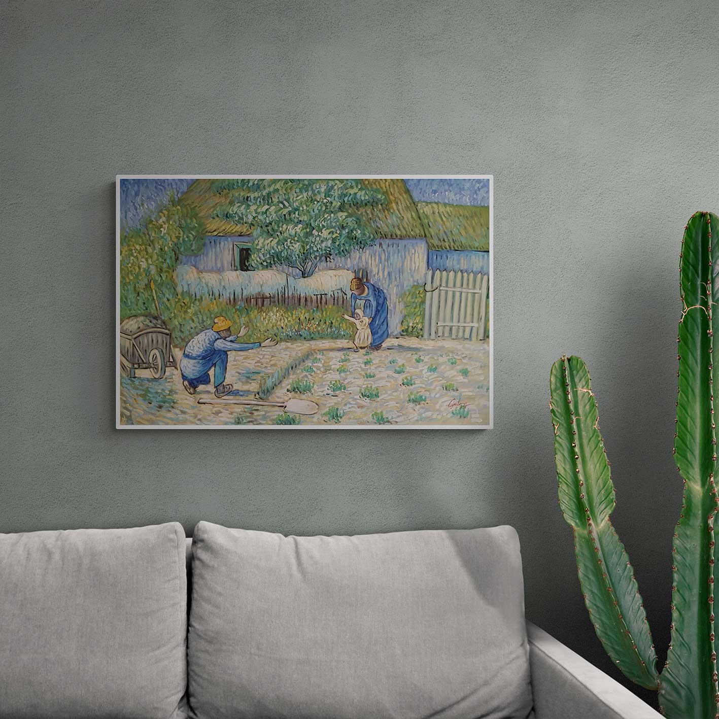 Cuadro Primeros Pasos Van Gogh 90x60 cm