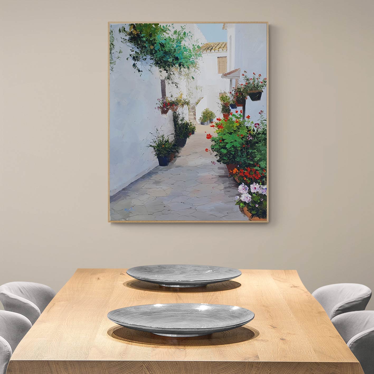Cuadro Pueblos Andalucía 82x101 cm