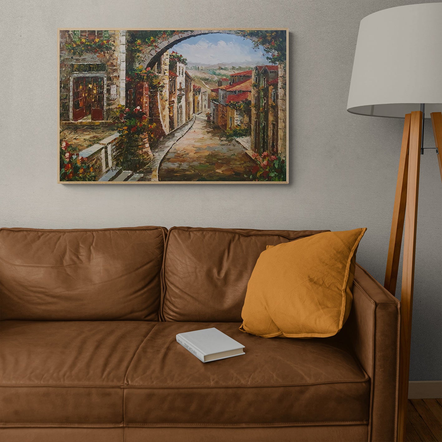 Cuadro Pueblos Mundo 90x60 cm