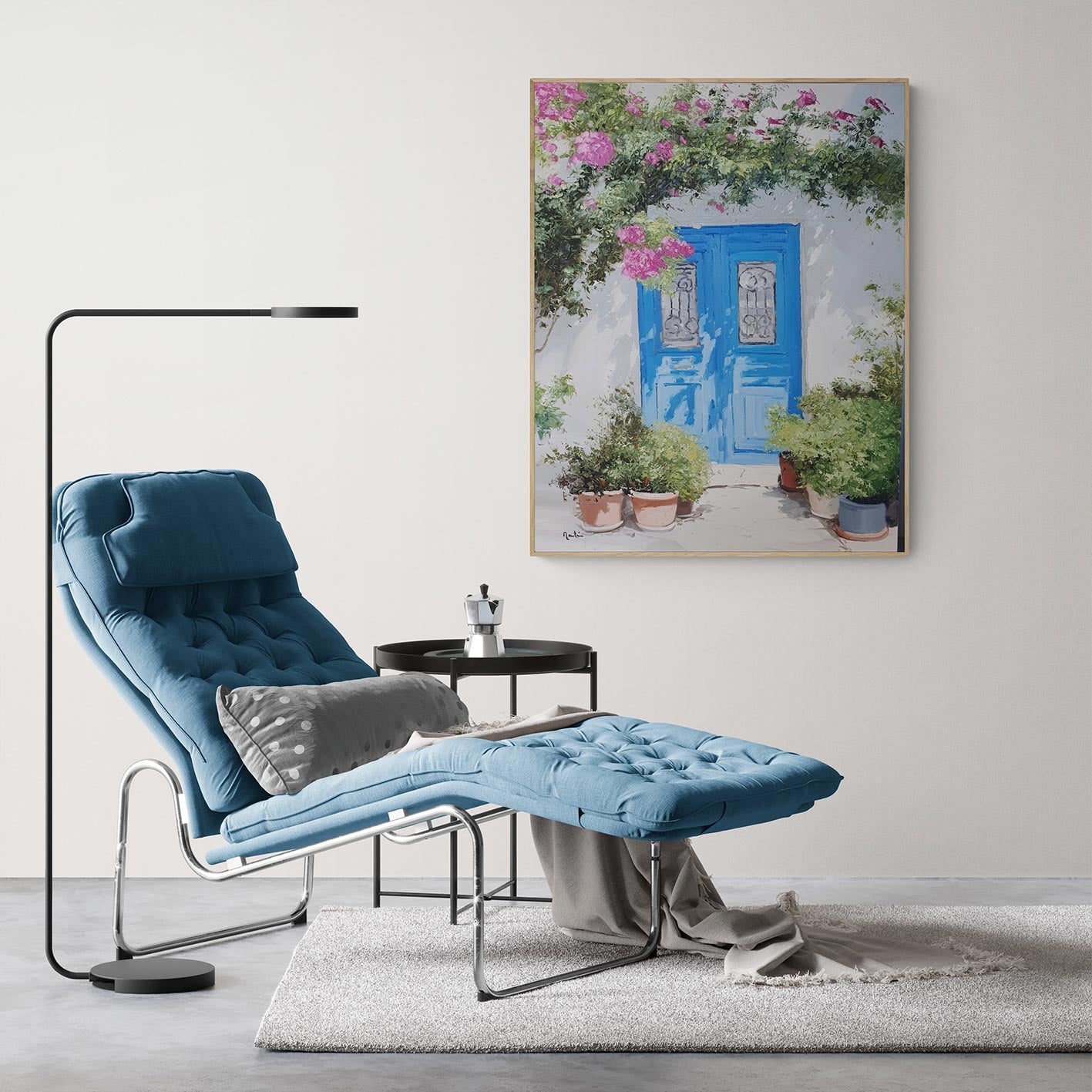 Cuadro Puerta Buganvilla 82x102 cm
