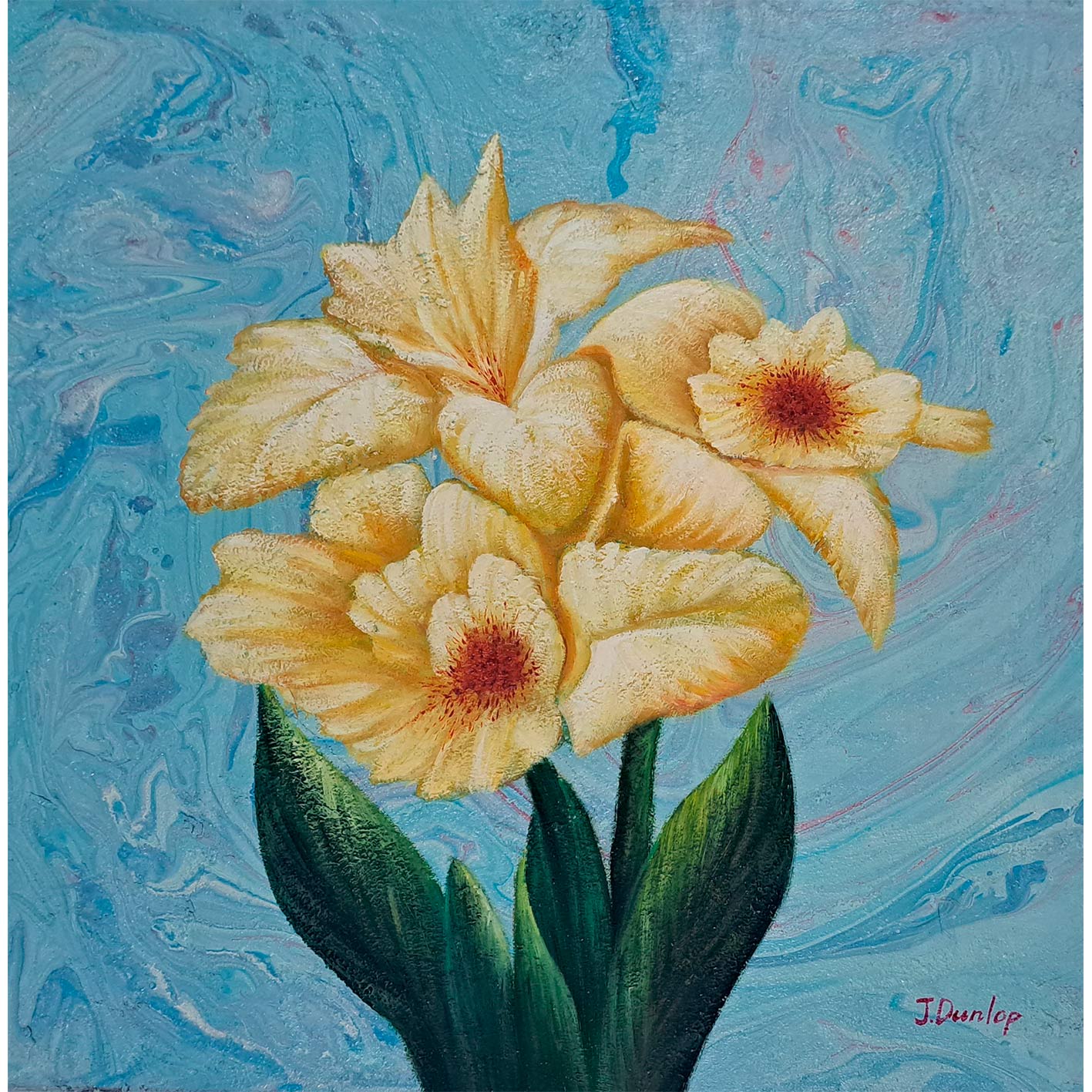 Cuadro Tulipan Pinturas 50x60 cm
