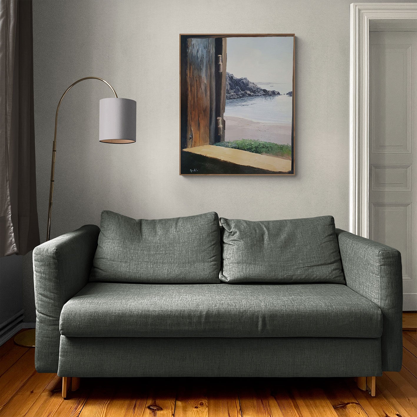 Cuadro Ventana Mar 82x102 cm