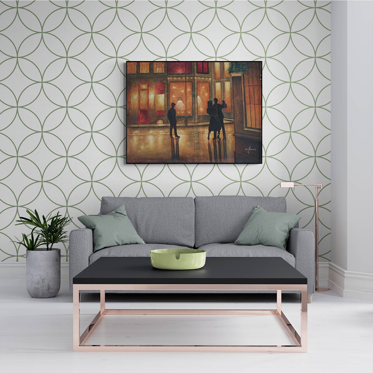 Cuadro Pareja Bailando 120x90 cm