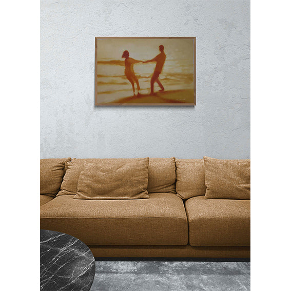 Cuadro Pareja Playa 90x60 cm