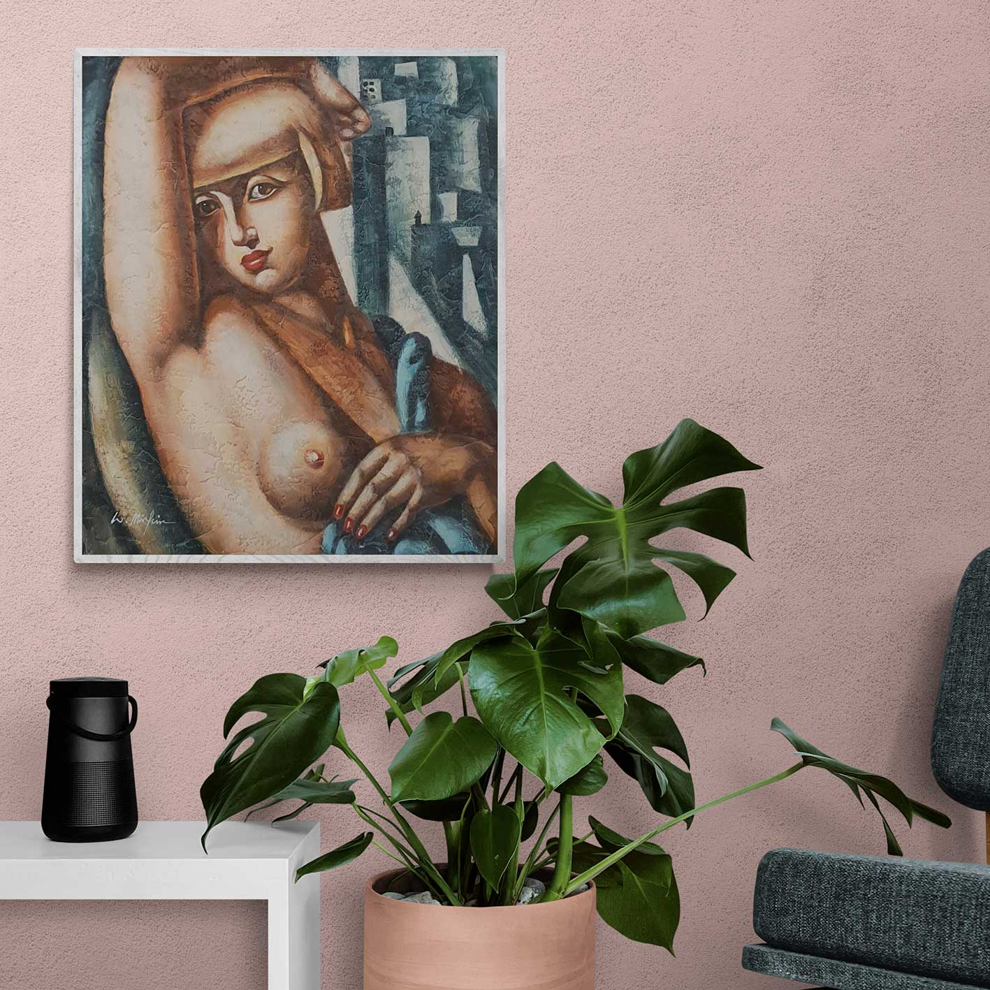 Cuadro Reproduccion  Lempicka
