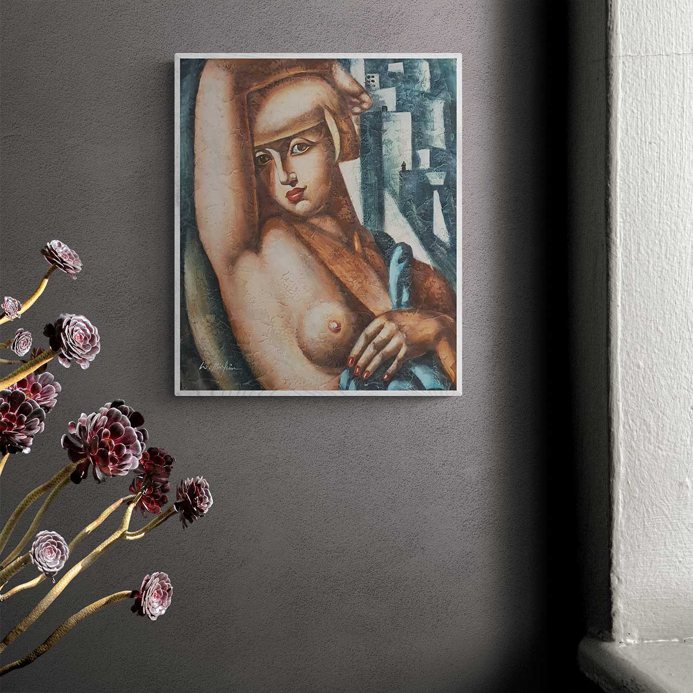 Cuadro Reproduccion  Lempicka