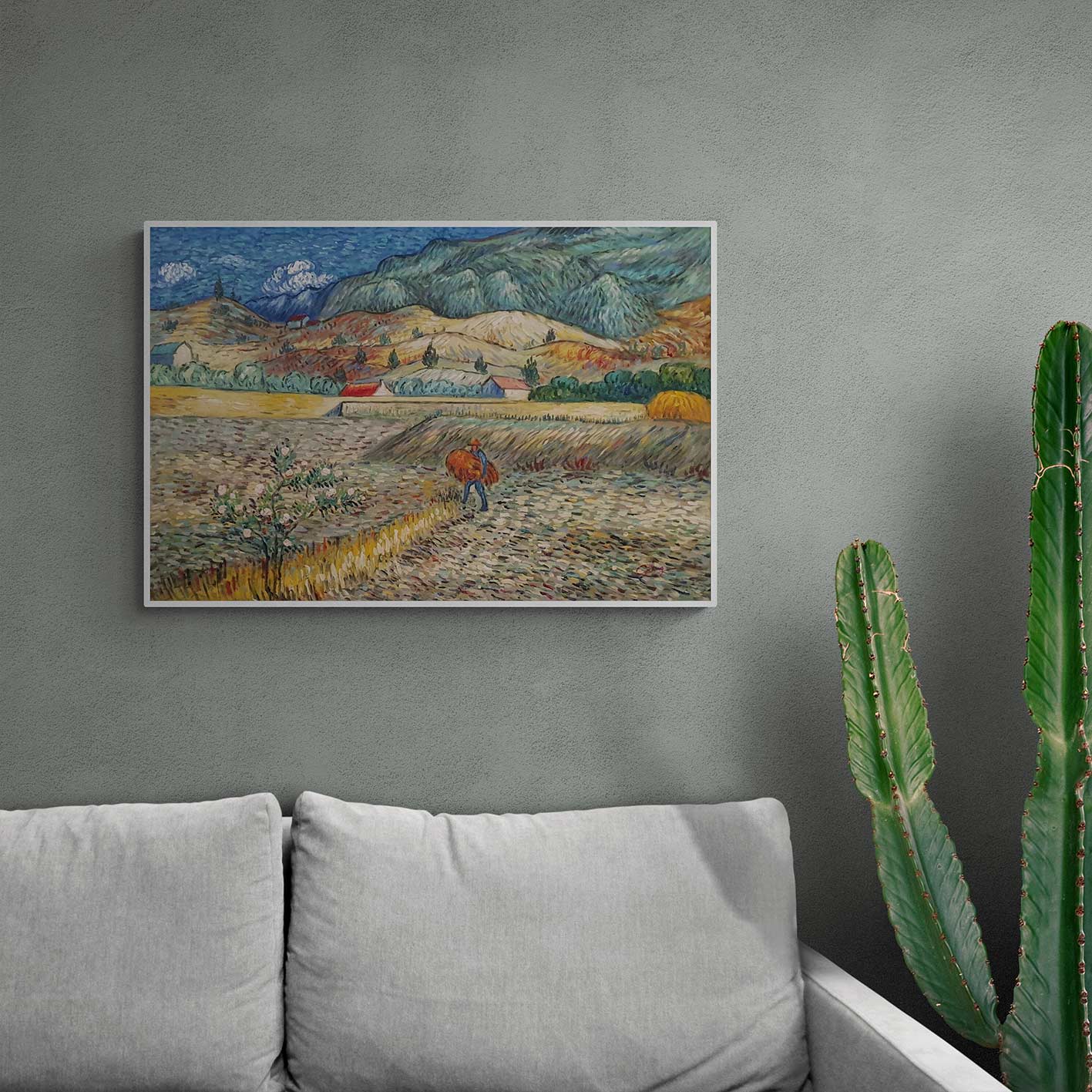 Cuadro Van Gogh Agricultura 90x60 cm
